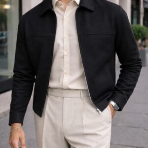 Xhaketë Premium Slim Fit me Zinxhir – Urban Classic Collection