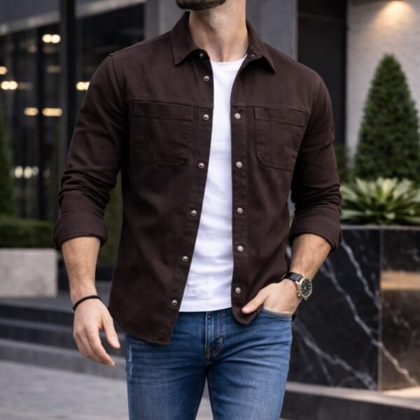 Këmishë Premium Casual Overshirt – Koleksioni Urban Modern