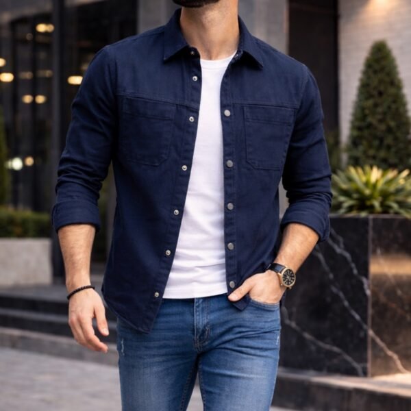 Këmishë Premium Casual Overshirt – Koleksioni Urban Modern