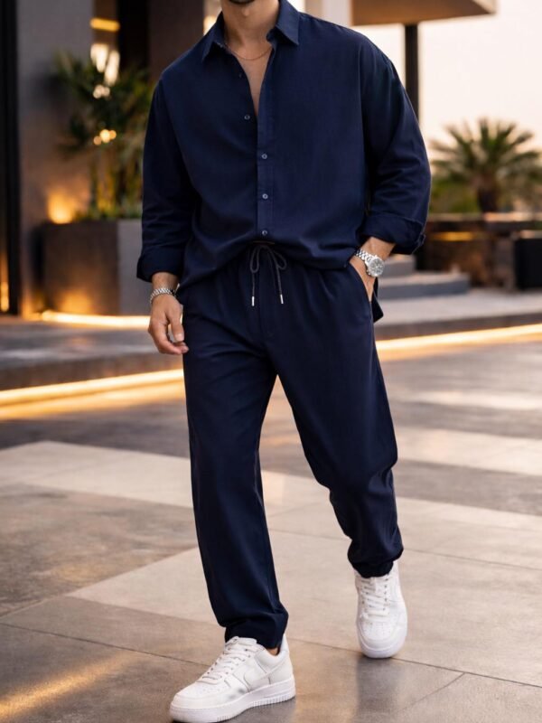 Set Premium Summer Relaxed – Këmishë & Pantallona Linen