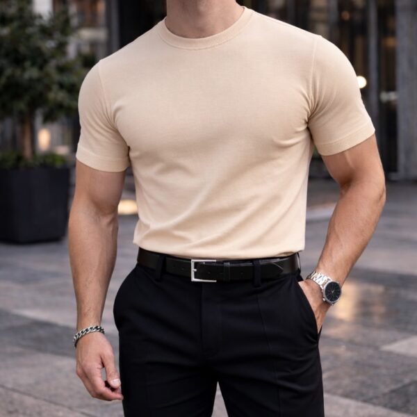 T-Shirt Premium Slim Fit – Koleksioni Essential Minimal