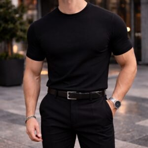 T-Shirt Premium Slim Fit – Koleksioni Essential Minimal<span> - </span>M, Zeze