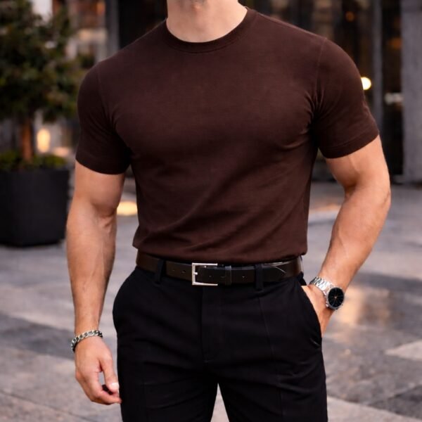 T-Shirt Premium Slim Fit – Koleksioni Essential Minimal