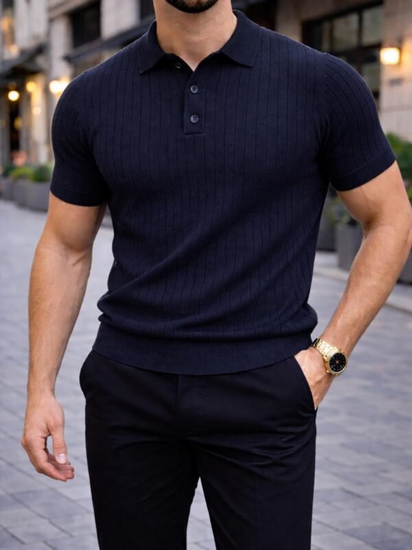Polo Knit Premium me Pulla – Slim Fit