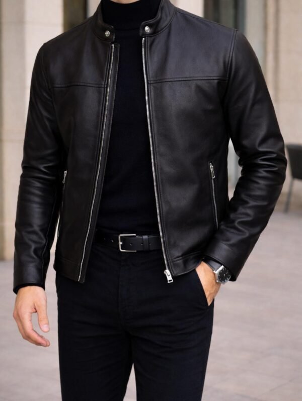 Xhup Lëkure Premium Slim Fit – Classic Urban Leather