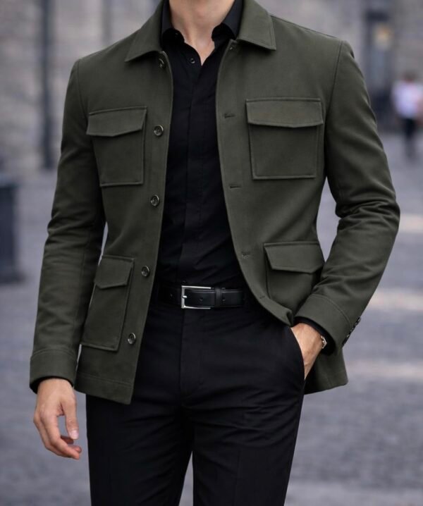 Xhaketë Premium Utility Slim Fit – 4 Pocket Edition