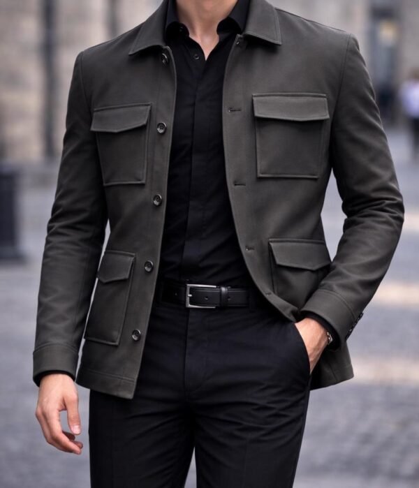 Xhaketë Premium Utility Slim Fit – 4 Pocket Edition