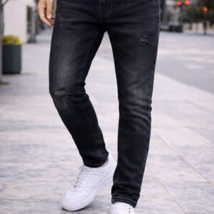 Xhinse Slim Fit Black Distressed – Urban Edge Collection