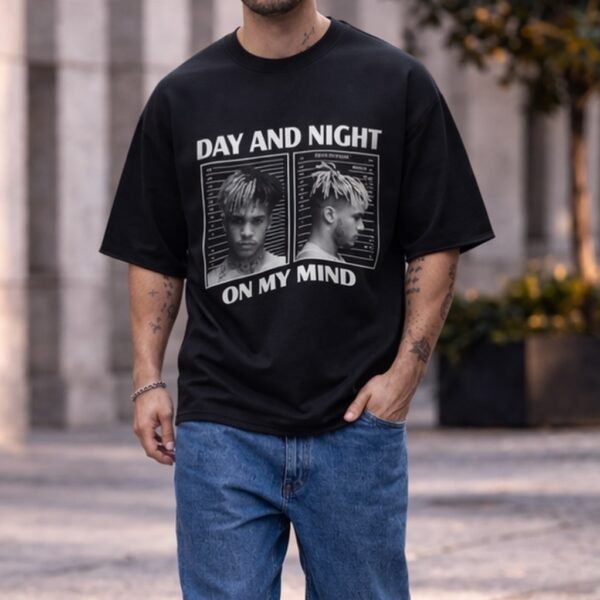 Bluzë Oversize “Day and Night” – Graphic Streetwear