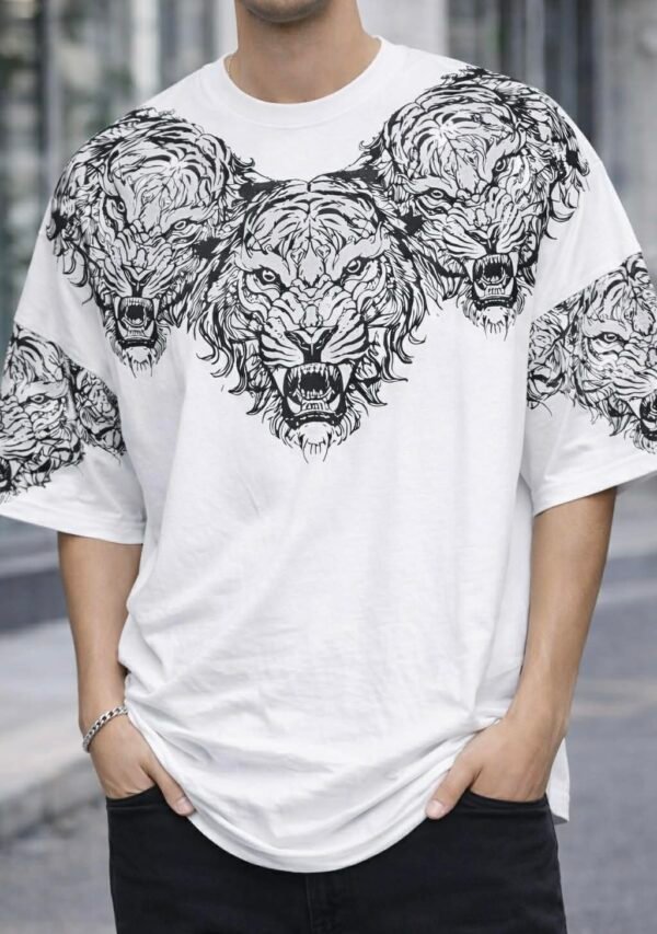 Bluzë Oversize “Lion Power” – Graphic Streetwear