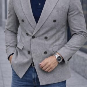 Modern Double-Breasted Blazer Collection