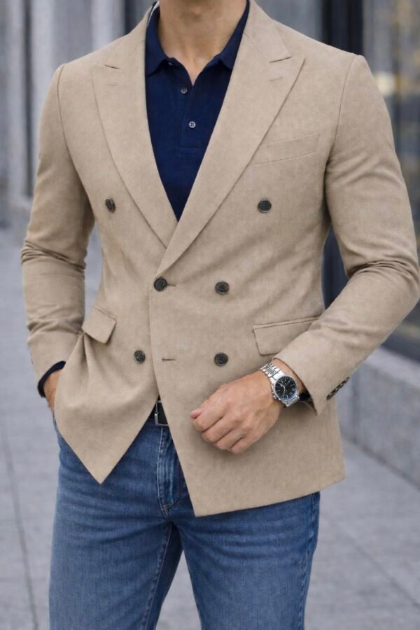 Modern Double-Breasted Blazer Collection