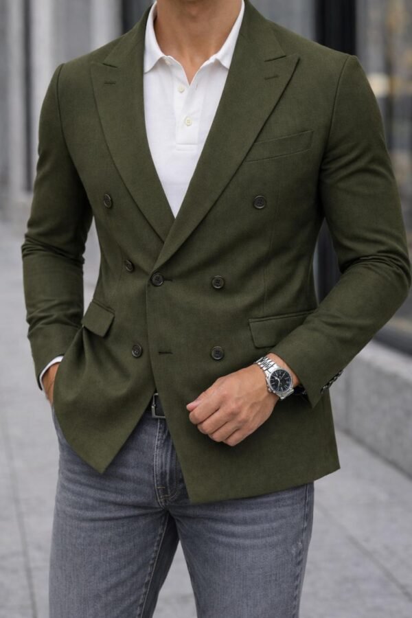 Modern Double-Breasted Blazer Collection