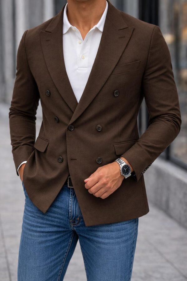 Modern Double-Breasted Blazer Collection