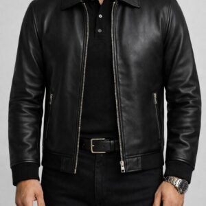 Premium Black Leather Jacket