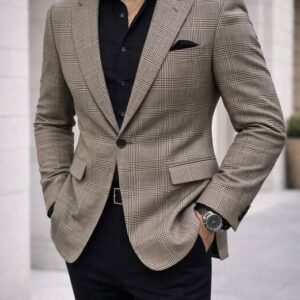 Sako Premium Beige Check – Modern Gentleman Edition<span> - </span>56