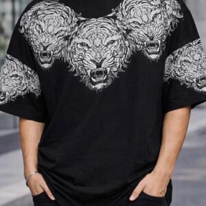 Bluzë Oversize “Lion Power” – Graphic Streetwear