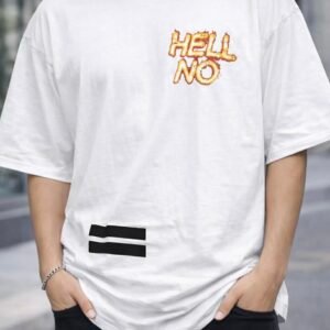 Bluzë Oversize “Hell No” – Street Minimal Vibe