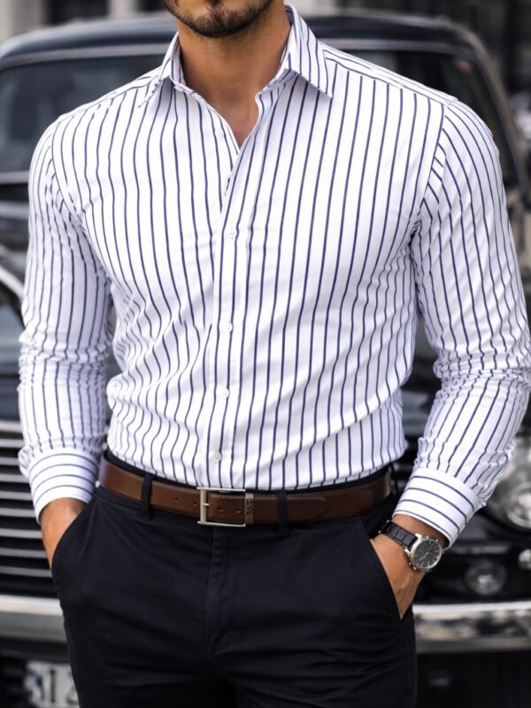 Premium Striped Slim Fit Shirt