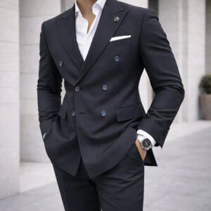 Kostum Klasik i Zi – Double Breasted Slim Fit