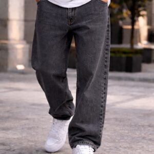 Washed Grey Relaxed Fit Jeans