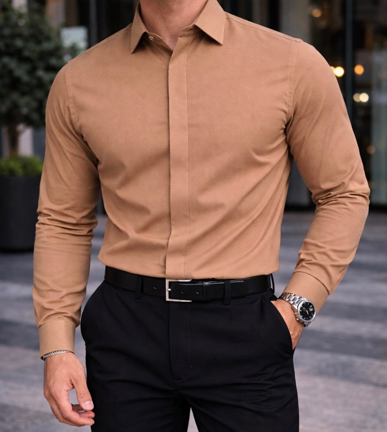 Premium Slim Fit Shirt – Elegant Essential