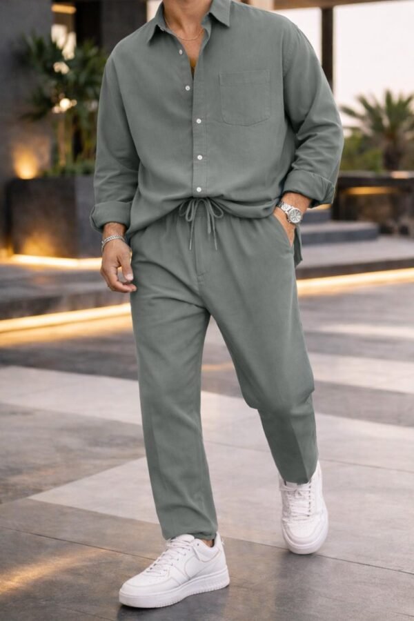 Set Casual Premium (Këmishë + Pantallona) – Komfort dhe Stil Modern