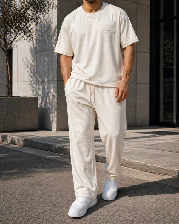 Set Veror Premium për Meshkuj (T-Shirt + Pantallona) – Stil Modern & Komfort Maksimal