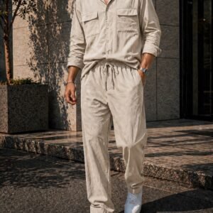 Set Veror Premium për Meshkuj (Këmishë + Pantallona) – Stil Elegant & Casual