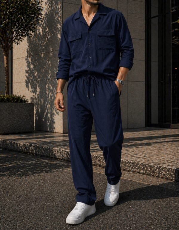 Set Veror Premium për Meshkuj (Këmishë + Pantallona) – Stil Elegant & Casual