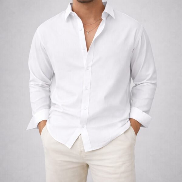 Këmishë Casual Elegante për Meshkuj – Slim Fit