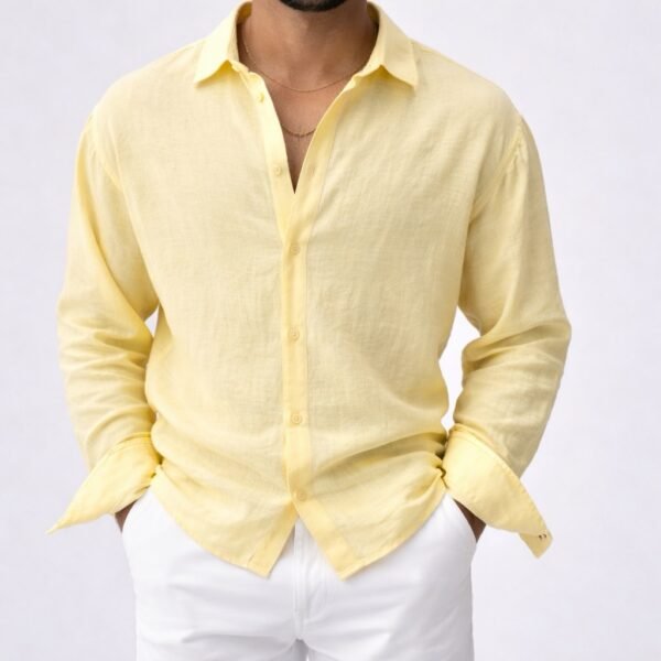 Këmishë Lineni Premium për Meshkuj – Koleksioni Summer Colors