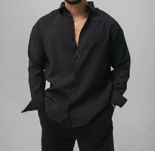 Këmishë Linen Premium për Meshkuj – Stil Elegant & Casual