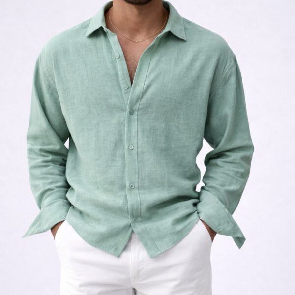 Këmishë Lineni Premium për Meshkuj – Koleksioni Summer Colors