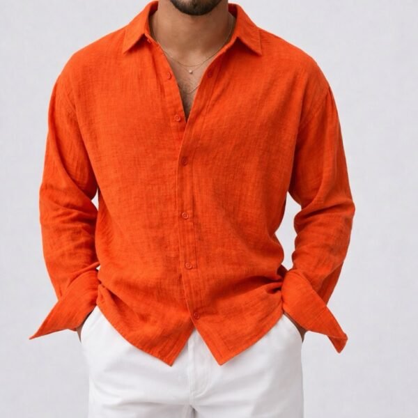 Këmishë Lineni Premium për Meshkuj – Koleksioni Summer Colors