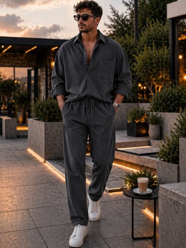 Set Casual Premium Mashkullor – Summer Relaxed Fit, Multi-Color Collection