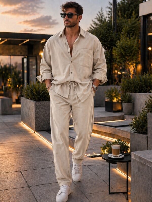 Set Casual Premium Mashkullor – Summer Relaxed Fit, Multi-Color Collection