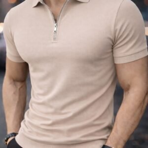 Polo slim fit me zinxhir – stil modern dhe elegant