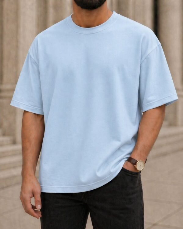 T-Shirt Premium Oversize për Meshkuj – Minimalizëm Modern & Komoditet Superior