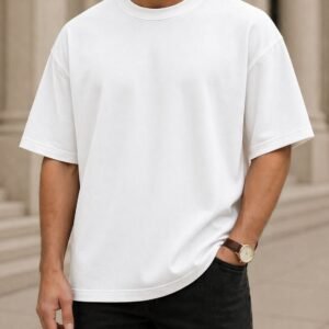 T-Shirt Premium Oversize për Meshkuj – Minimalizëm Modern & Komoditet Superior