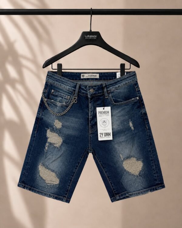 Shorts Denim Premium 2Y DNM – Ripped Chain Style