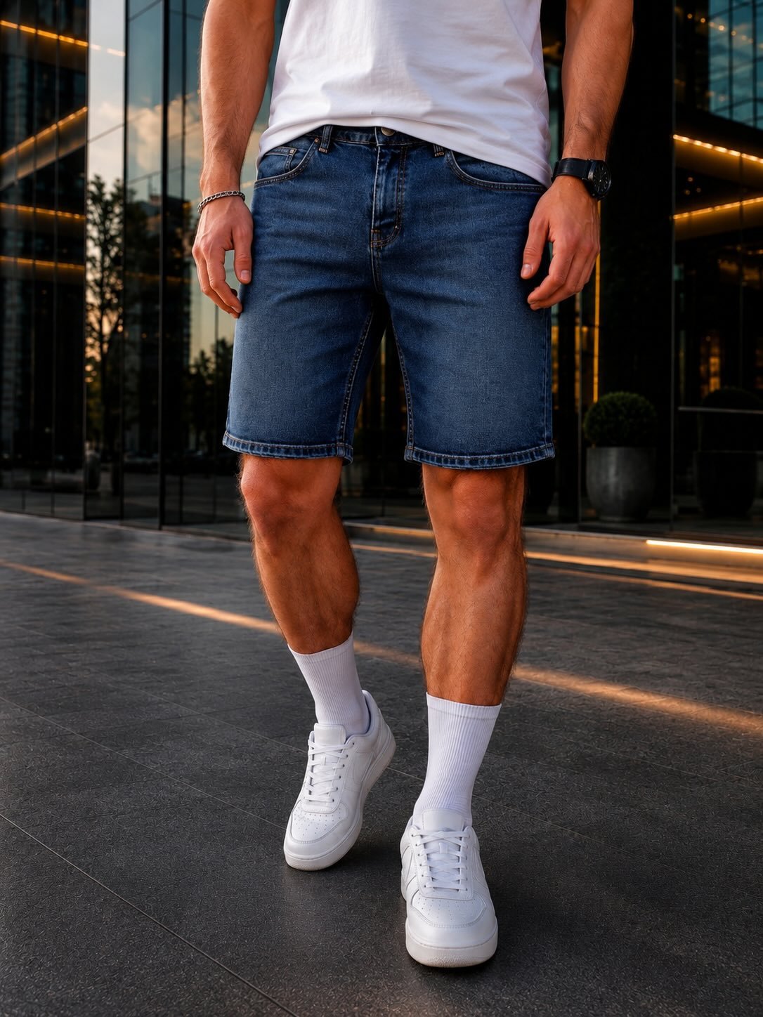 Shorts Denim Premium Dark Blue