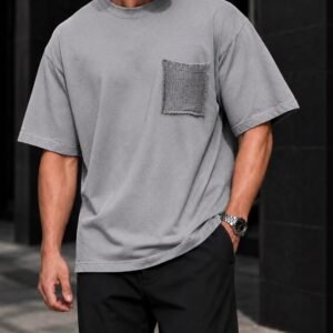 Maicë Oversize Premium me Xhep Dekorativ