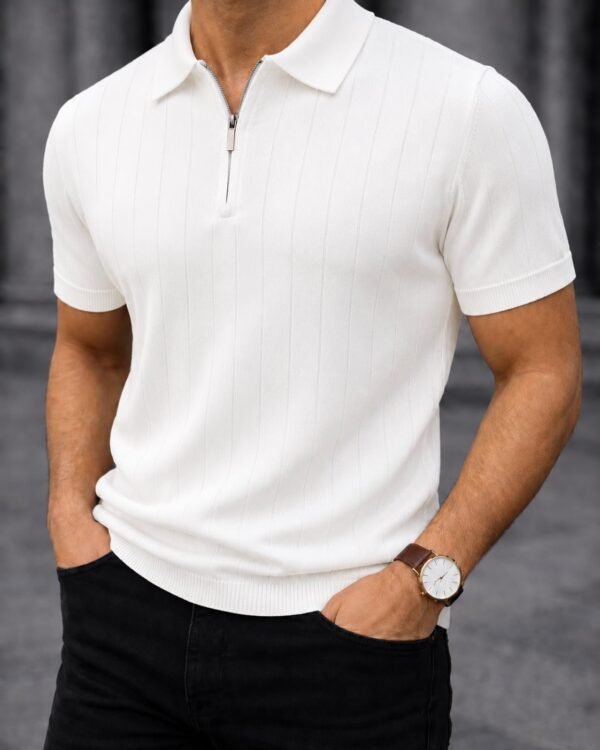Koleksioni Milano Zip Polo – Premium Knit Edition
