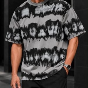 Maicë Oversize Tie-Dye Grey & Black – Urban Brush Style