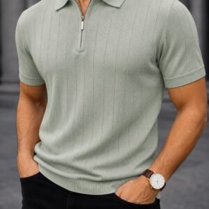 Koleksioni Milano Zip Polo – Premium Knit Edition