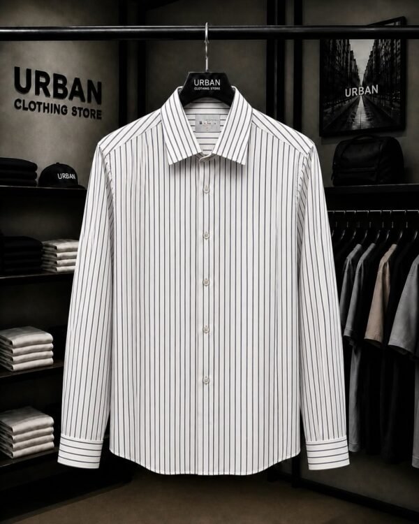 Koleksioni Këmisha Premium Striped – Elegant Classic Edition