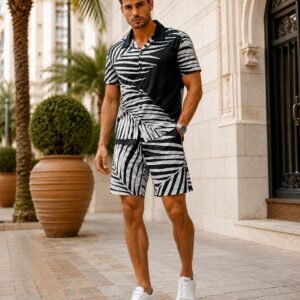 Set Veror Premium Palm Black & White