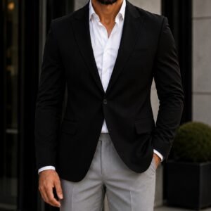 Black Premium Blazer – Classic Elegant Style