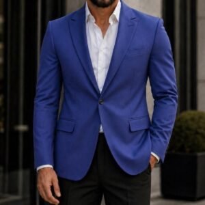 Royal Blue Premium Blazer – Modern Gentleman Edition
